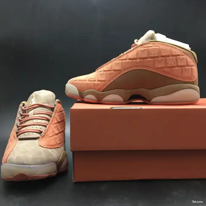 Cheap TBK Canteen-Terra Low 13 Jordan CLOT Stone AT3102-200 Air Blush x Sepia 0615